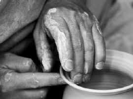 God is the potter, we are the clay.