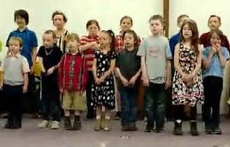 children sing the Beatitudes song