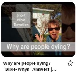 Why do people die?